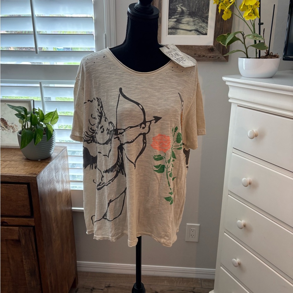 Magnolia Pearl NWT Love One Another T 2145 in Moonlight, OSFM